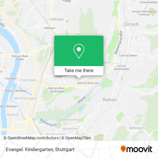 Evangel. Kindergarten map