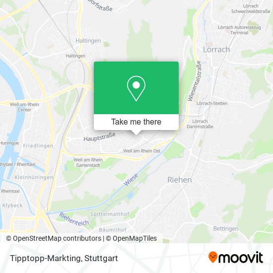 Tipptopp-Markting map