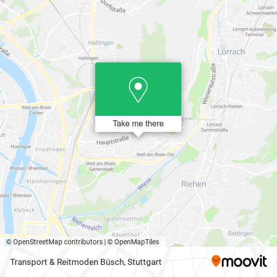 Карта Transport & Reitmoden Büsch