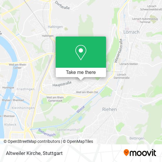 Altweiler Kirche map