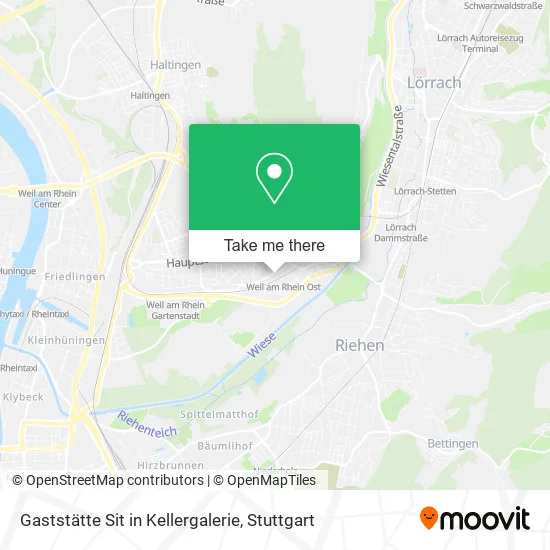 Карта Gaststätte Sit in Kellergalerie