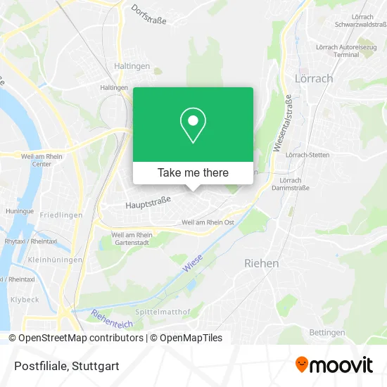 Карта Postfiliale