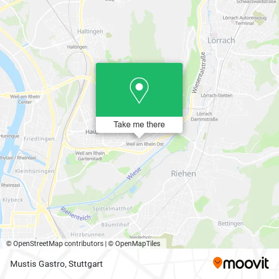 Карта Mustis Gastro