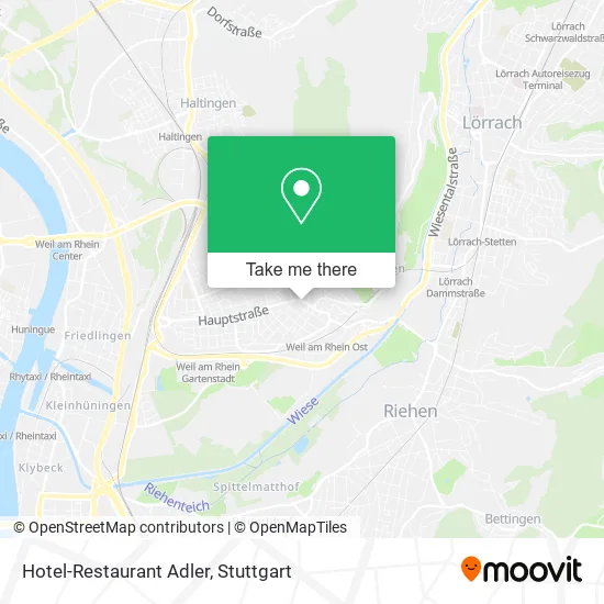Карта Hotel-Restaurant Adler