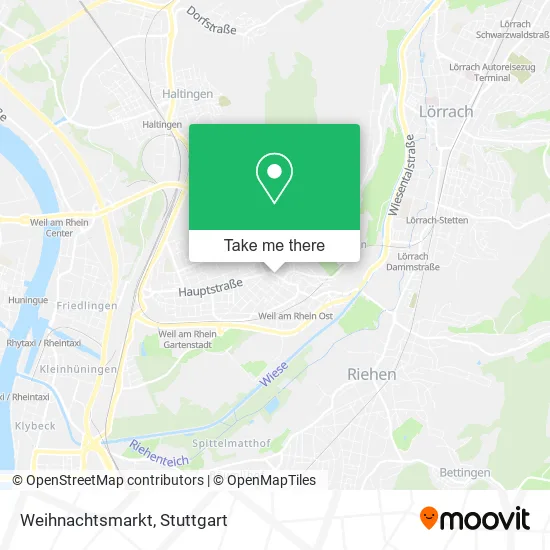 Карта Weihnachtsmarkt