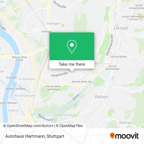 Карта Autohaus Hartmann