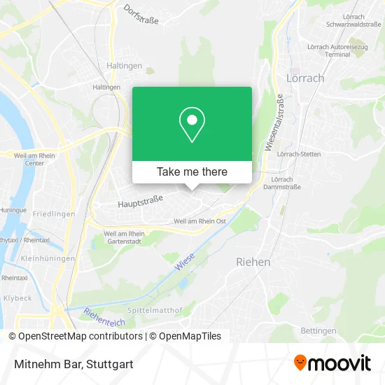 Карта Mitnehm Bar