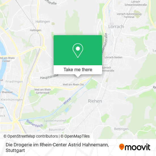 Карта Die Drogerie im Rhein-Center Astrid Hahnemann