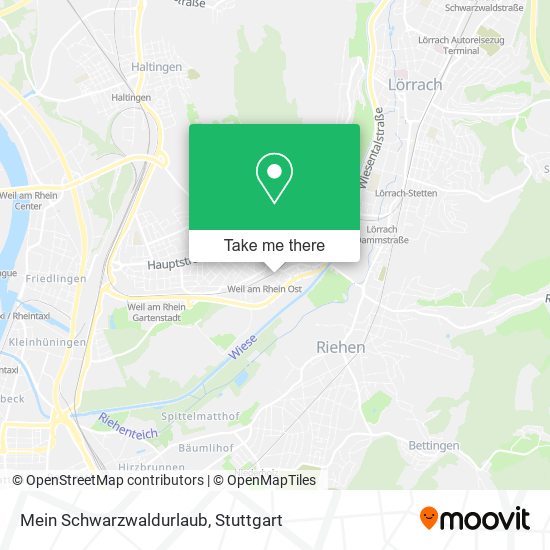 Mein Schwarzwaldurlaub map