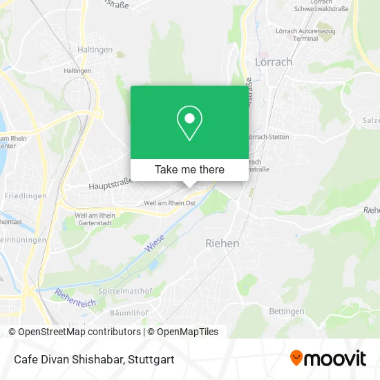 Карта Cafe Divan Shishabar