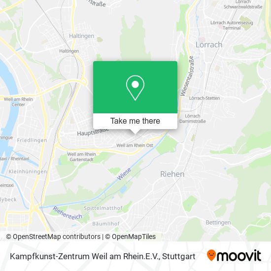 Kampfkunst-Zentrum Weil am Rhein.E.V. map