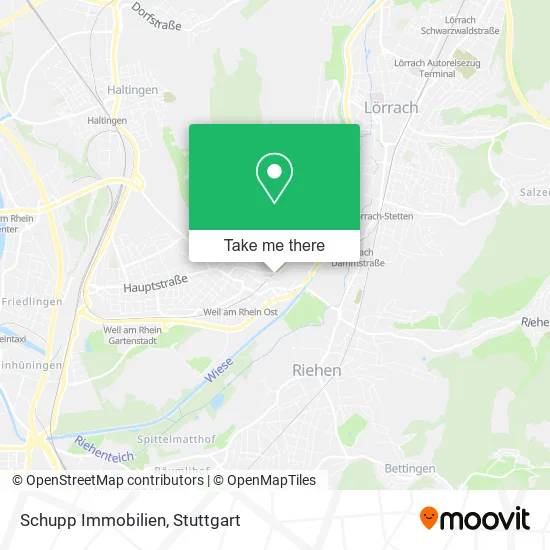Карта Schupp Immobilien