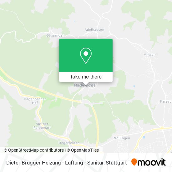 Dieter Brugger Heizung - Lüftung - Sanitär map