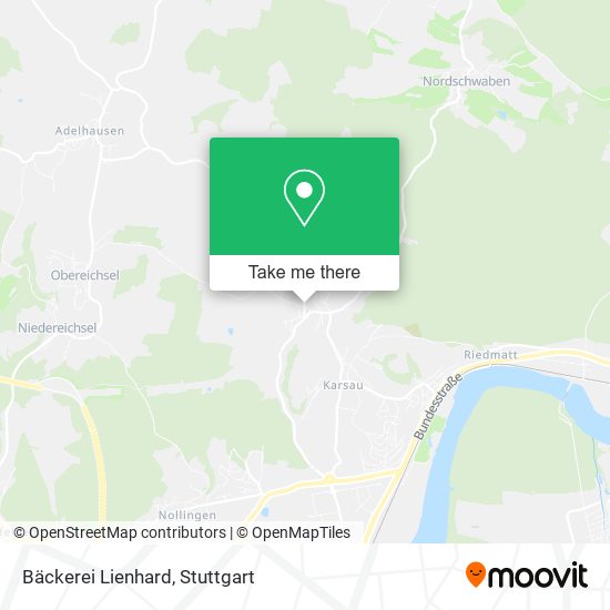 Bäckerei Lienhard map