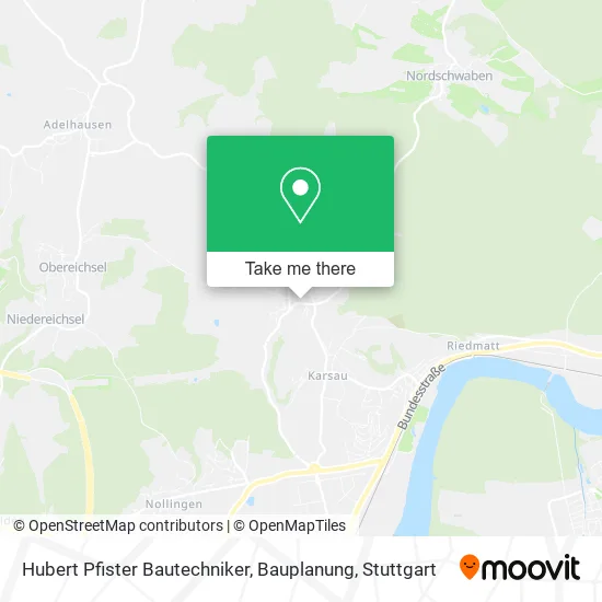 Карта Hubert Pfister Bautechniker, Bauplanung