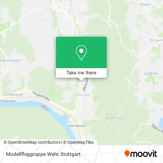 Карта Modellfluggruppe Wehr