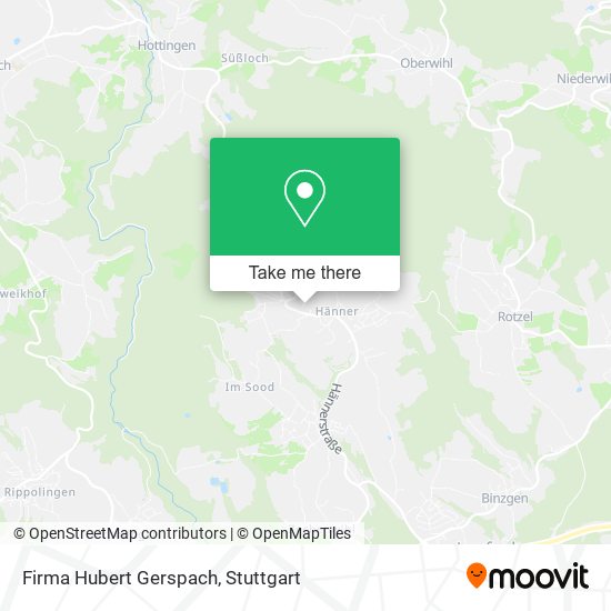 Firma Hubert Gerspach map