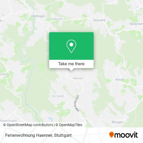 Карта Ferienwohnung Haenner