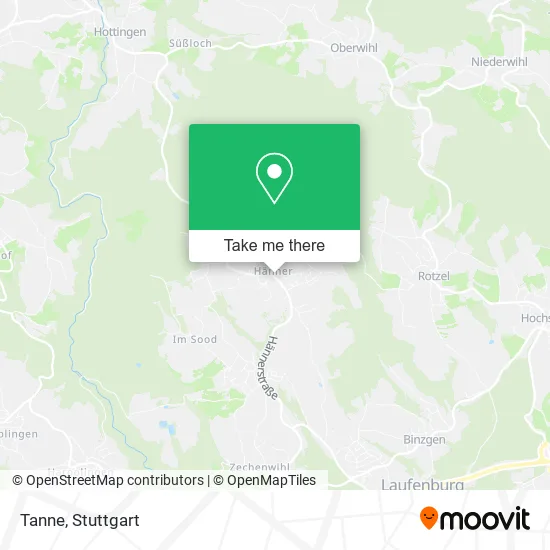 Карта Tanne