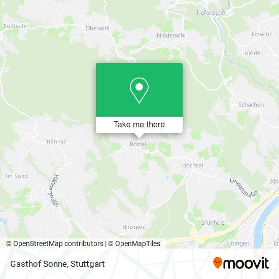 Gasthof Sonne map