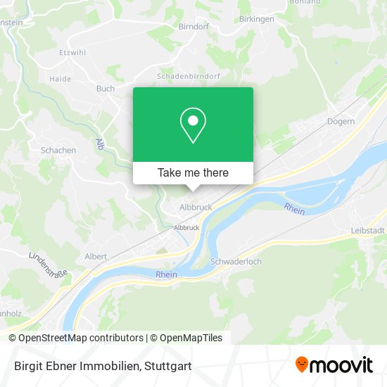 Birgit Ebner Immobilien map