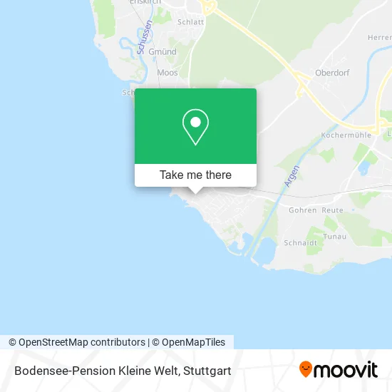 Карта Bodensee-Pension Kleine Welt