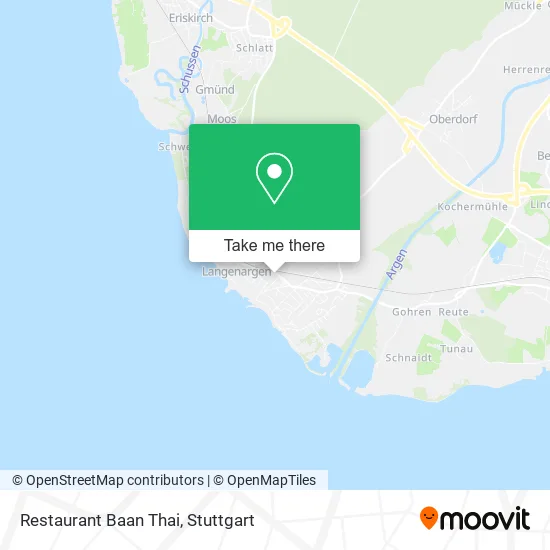 Карта Restaurant Baan Thai