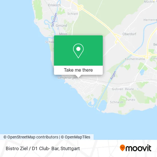 Карта Bistro Ziel / D1 Club- Bar