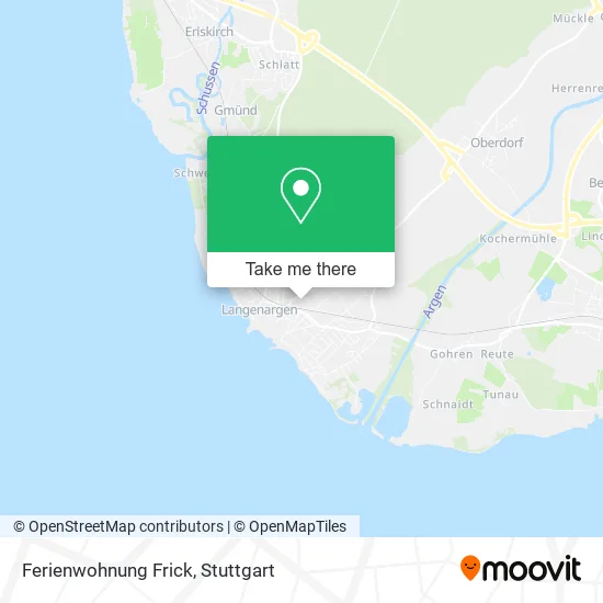 Карта Ferienwohnung Frick