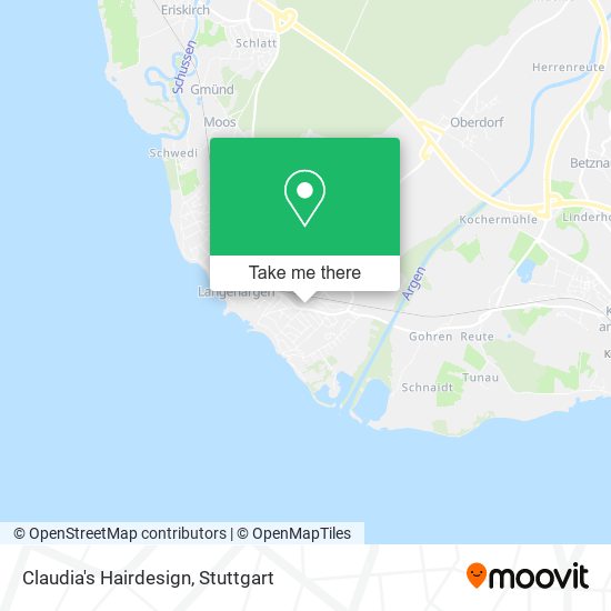 Claudia's Hairdesign map