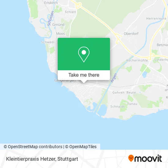 Карта Kleintierpraxis Hetzer