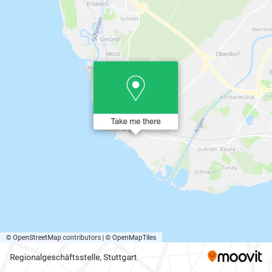 Карта Regionalgeschäftsstelle