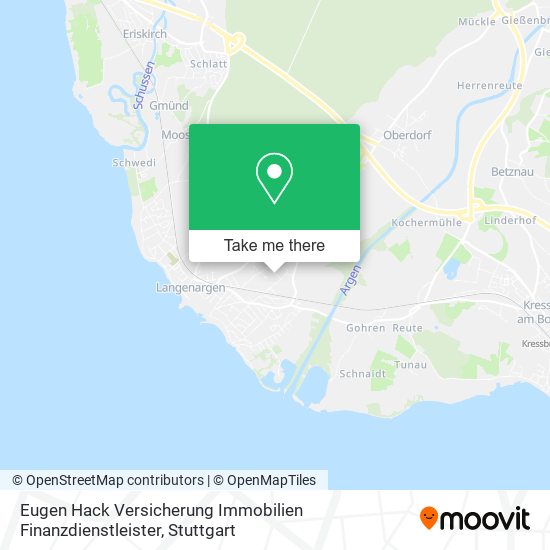 Eugen Hack Versicherung Immobilien Finanzdienstleister map