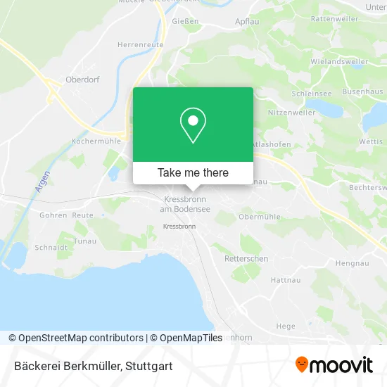 Карта Bäckerei Berkmüller