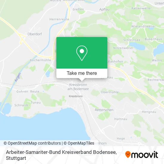 Карта Arbeiter-Samariter-Bund Kreisverband Bodensee