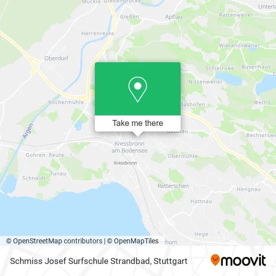 Карта Schmiss Josef Surfschule Strandbad