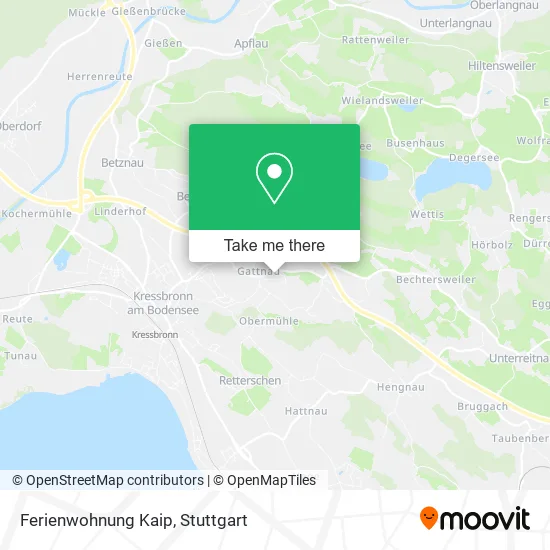 Карта Ferienwohnung Kaip