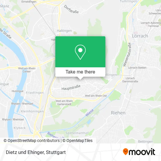 Карта Dietz und Ehinger