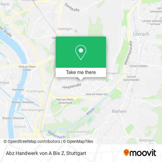 Карта Abz Handwerk von A Bis Z