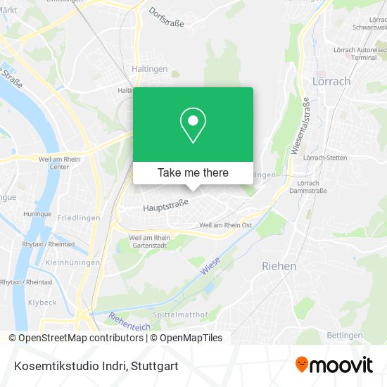 Kosemtikstudio Indri map