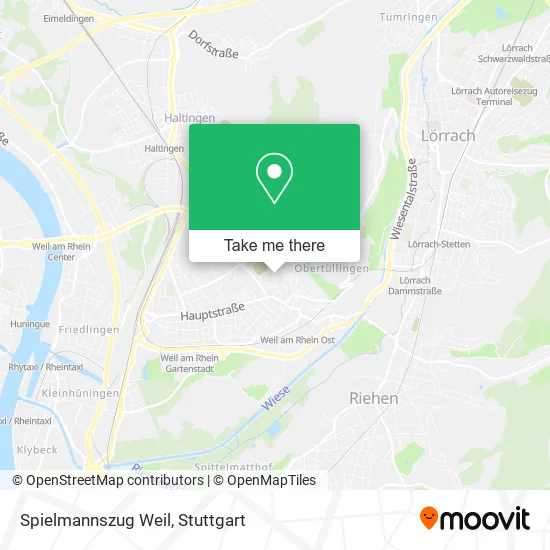Карта Spielmannszug Weil