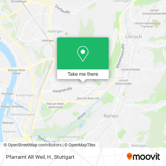 Карта Pfarramt Alt Weil, H.