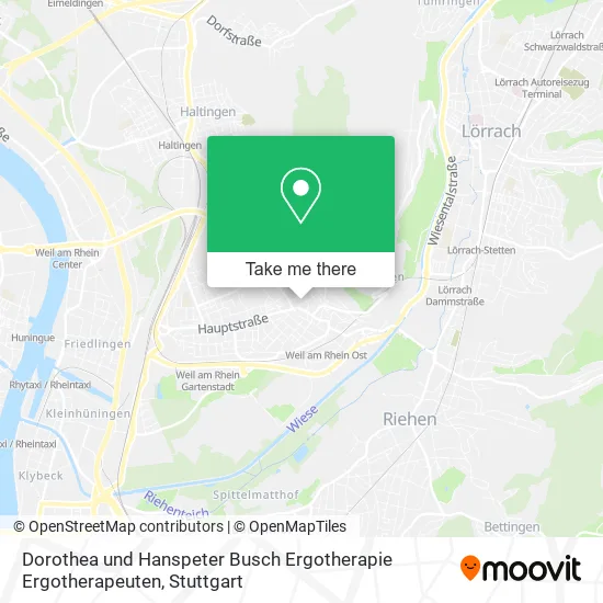 Карта Dorothea und Hanspeter Busch Ergotherapie Ergotherapeuten