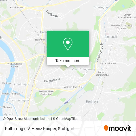 Карта Kulturring e.V. Heinz Kasper
