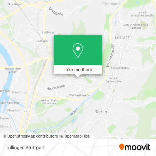 Tüllinger map