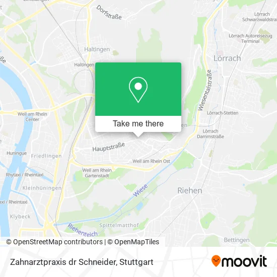 Карта Zahnarztpraxis dr Schneider