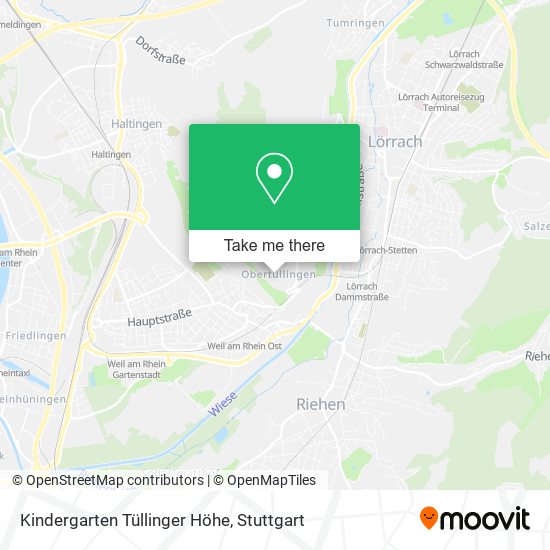 Kindergarten Tüllinger Höhe map