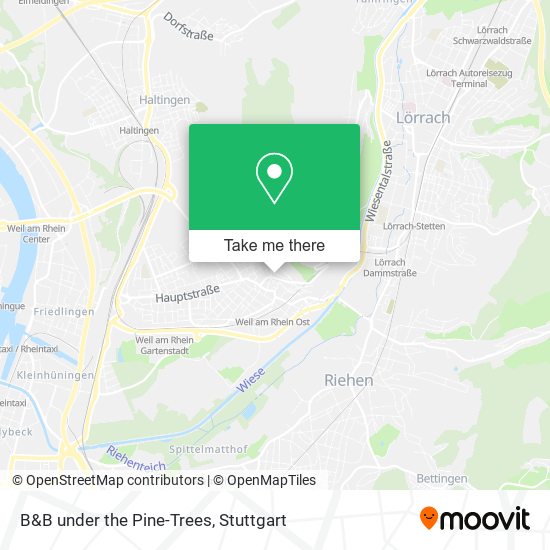 B&B under the Pine-Trees map
