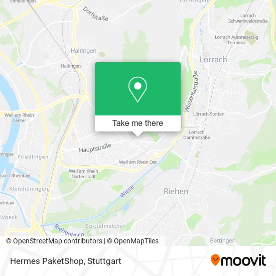 Карта Hermes PaketShop