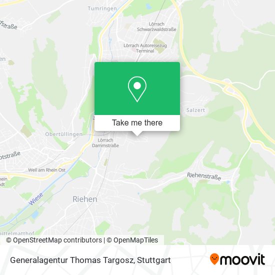 Generalagentur Thomas Targosz map